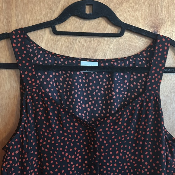 Black and red polka dot A line skater dress - Picture 2 of 5
